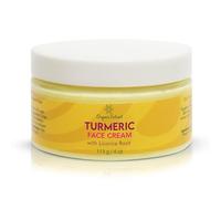 Crème Visage au Curcuma pour les Taches Sombres - 120 ml - Crème Éclaircissante Naturelle pour Atténuer les Cicatrices, Dommages du Soleil et Taches de Vieillesse