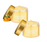 Crème visage au curcuma, soin anti-âge, lotion éclaircissante. Le curcuma nettoie la peau, la raffermit et l'hydrate, lisse les ridules, hydrate quotidiennement les taches brunes. (2PCS)