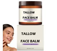 Crème visage au suif de bœuf nourri à l'herbe et au miel brut, baume hydratant visage fouetté au suif et au miel, crème de soin pour la peau au suif de bœuf naturel, baume intense au suif (1PCS)