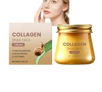 Crème visage en collagène Snail Mucin avec niacinamide - Crème hydratante anti-rides, Lotion hydratante pour le visage pour femmes, adaptée à tous les types de peau (1)