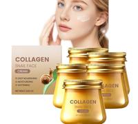 Crème visage en collagène Snail Mucin avec niacinamide - Crème hydratante anti-rides, Lotion hydratante pour le visage pour femmes, adaptée à tous les types de peau (5)