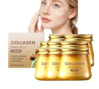 Crème visage en collagène Snail Mucin avec niacinamide - Crème hydratante anti-rides, Lotion hydratante pour le visage pour femmes, adaptée à tous les types de peau (8)