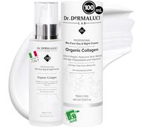 Creme Visage Hydratante 100ML BIO | Anti Age, Anti Rides, Raffermissante Jour/Nuit | Con Collagene Marin, Retinol, Acide Hyaluronique, Vit E | Peptides et Aloe Vera | Testee Dermatologiquement, Italie