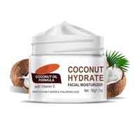 Crème Visage Hydratante À L'Huile De Noix Coco,Coconut Moisturizing Cream,Crèmes À La Noixs De Coco,Crèmes De Jour Bio À L'Huile De Noix Cocos Vierge,Professional Coconut Oil Face Creamss