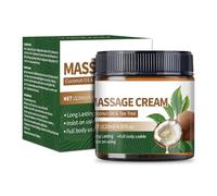 Crème Visage Hydratante À L'Huile De Noix Coco,Crème Pour Le Corps À l'huile De Noix De Coco Naturelle,Naturelle,Hydrate Et Rajeunit,120ML