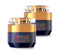 Crème Visage Hydratante Profonde Crema Para Arrugas Crèmes Hydratantes Visage Anti-Rides Crème Raffermissante Et Anti-Rides Aux Polypeptides Qinglin, Crème Contour Des Yeux Pour Femmes (2)