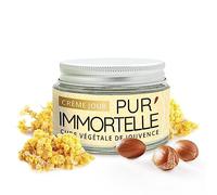 Crème visage Jour Pur'Immortelle Bio - Soin anti-âge - Immortelle, Acide hyaluronique, Argan, Onagre - 99% d'origine naturelle - Fabriquée en France- 50 ml - PROPOS'NATURE