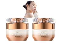 Crème visage Lady Plain à la nicotinamide 50 g, Crème de maquillage éclaircissante,Crème pour le visage Lazy Pores invisibles Atténue les imperfections Correcteur de rougeurs (2 pièces)