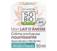 Crème Visage Nourrissante Texture Onctueuse Peaux Sèches à Très Sèches Mon Lait d'Ânesse Bio SO BIO ETIC - le pot de 50 mL Lot De 2 - Par Lot