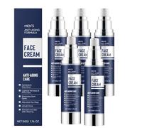 Crème visage pour hommes 6 en 1. L'hydratant anti-âge réduit les rides, les taches brunes, Hydratant anti-âge, réduit les rides et apaise, convient pour une utilisation de jour comme de nuit. (5PCS)