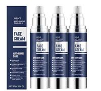 Crème visage pour hommes 6 en 1. L'hydratant anti-âge réduit les rides, les taches brunes, Hydratant anti-âge, réduit les rides et apaise, convient pour une utilisation de jour comme de nuit. (3PCS)