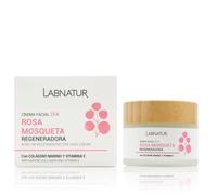 Crème Visage Rose Musquée 50 ml, Collagène et Huile de Noisette Labnatur