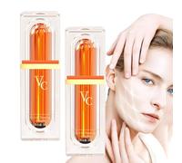 Creme Vitamine C Visage, Crème Hydratante Visage, Crème De Maquillage Naturelle Aux Cinq Vitamines C, Multi-usages Sérum Visage Pour Tous Types De Peau(2PACK)