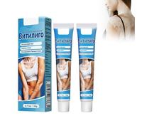Crème Vitiligo 2pcs - Traitement Intensif des Taches Blanches & Repigmentation | Traitement Des Taches Blanches Sur La Peau Réduit La Leucoplasie | Soin Éclaircissant pour Vitiligo
