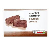 Crèmes Bourbon Biscuits 400G Waitrose Essentiel (Paquet de 4)