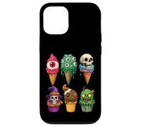 Crèmes glacées d'halloween et Cupcakes Monstres Horreur Effrayant drôle Coque pour iPhone 12/12 Pro