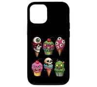 Crèmes glacées d'halloween et Cupcakes Monstres Horreur Effrayant drôle Coque pour iPhone 12/12 Pro