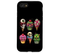 Crèmes glacées d'halloween et Cupcakes Monstres Horreur Effrayant drôle Coque pour iPhone SE (2020) / 7/8