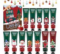 Crèmes pour les Mains, 10+2 Crèmes pour Mains Cadeau de Noël Femme, Calendrier de l'avent Femme, Coffret Crème de Mains, Réparatrices et Hydratantes, Cadeau Noël