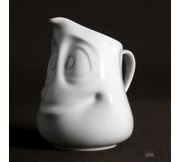 Crémier - TASSEN - Visage heureux - Blanc - Porcelaine - Design contemporain