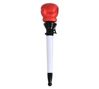 Cremlank Stylo à bille en gel avec motif gant de boxe - Pour décompression - Avec fournitures de bureau amusantes - Rouge et blanc