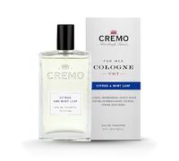 CREMO Eau de Toilette pour Homme 100ml Agrumes & Feuilles de Menthe- Parfum hespéridé - Cadeau pour Homme