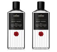 Cremo Rich-Lathering Distiller's Blend (Reserve Collection) Gel Douche Mélange Surélevé aux Notes de Kentucky Bourbon, Parfum vétiver et Chêne Américain 40 ml (lot de 2)