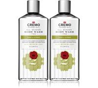 Cremo Sage & Citrus gel de douche pour homme Green & Refreshing