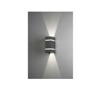 Applique D'ext. Cremona Rayures, Hauteur 19,5 Cm Anthracite