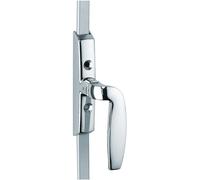 Crémone 332 blanc bouton chromé sans trigle - VACHETTE - 009909