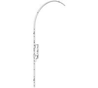 Crémone à larder EUROPA axe 50mm 3 galets têtière 18mm Longueur 2500mm - - 6-33168-04-0-1