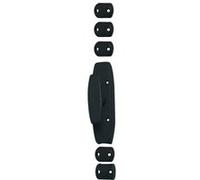 Jardinier Massard Crémone RY51 16 x 8 peint époxy noir bouton fonte