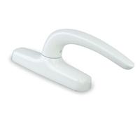 Crémone double fourche Nefer midi - blanc 9010 - 0787BI-32