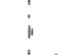 Crémone 1BX MAP à bouton inox - Zingué - 1BX