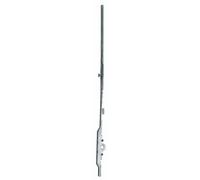Crémone jet cote D variable à larder 1 ou 2 vantaux - OB - fouillot 7,5mm - DV - L2130mm D1225mm 3G FERCO