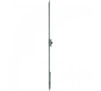 Crémone JET monobloc à inverseur JET15 axe 15 mm - recoupable en haut - L1348 D500 1 galet FERCO