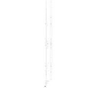 Crémone multipoints FERCOMATIC SH/R axe 40mm avec 2 galets - FERCO - 6-34362-01-0-1
