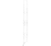 Ferco – Crémone multipoints FERCOMATIC SH/R – axe 50 mm, 2 galets – 6-34362-10-0-1