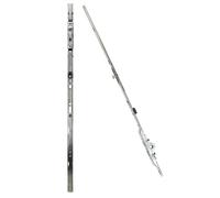 Crémone OB F7,5 DF/DV ajustable haut et bas longueur 1780 mm côte D 600 mm 2 galets FERCO G-22067-00-0-1