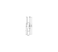 Vachette Crémone pompier ST 740 – poignée rotative, aluminium