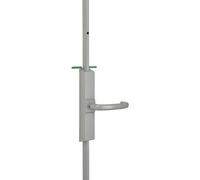 Crémone pompier 742 rotative Coupe-feu sans tringle gris - - 12756000