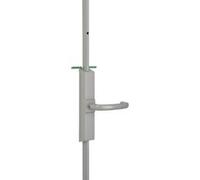 Crémone pompier 742 rotative Coupe-feu sans tringle gris - - 12756000