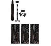 Crémone pompier à levier DEESSE noir RAL9005 LA CROISEE DS DS7014-013