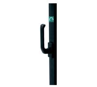 Crémone pompier à poignée rotative L 3 m noir ISEO 43003003