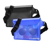 Crenova Pochette étanche avec Sangle de Taille IP68 - Étanche - Écran Tactile - avec Ceinture réglable - Accessoires Essentiels de Vacances - Parfait pour la Plage, la plongée avec Tuba, Le Kayak, la