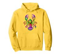Creole Cajun Mardi Gras New Orleans Jaune Sweat à Capuche