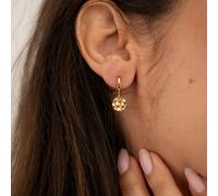 Créole dorée dormeuse - médaille