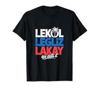 Créole haïtien Funny Heritage Lekol Legliz Lakay Ayiti Zoe T-Shirt
