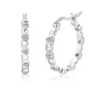 creoles argent femme boucle d'oreille femme creole grosse boucle d'oreille femme Cercle d'amour, argent anneaux clou oreille boucles d'oreilles pour femmes hypoallergénique créoles grandes