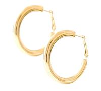 Créoles FREDDY FJ-10030 acier inoxydable doré 30 mm